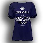 KEEP CALM LIKE A TROOPER URBAN PURPLE